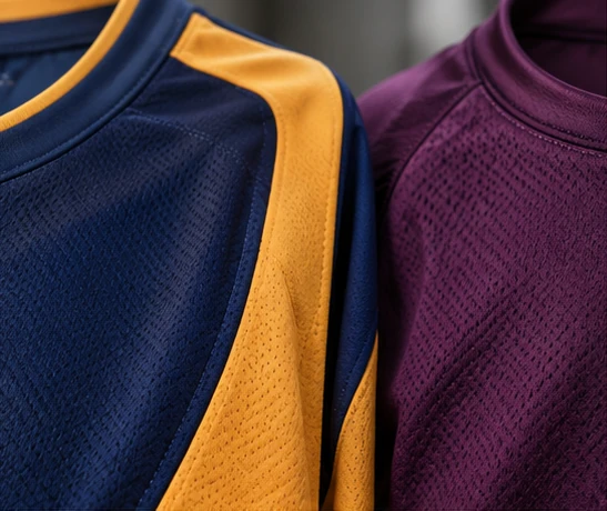 colour & panels volleyball garment detail
